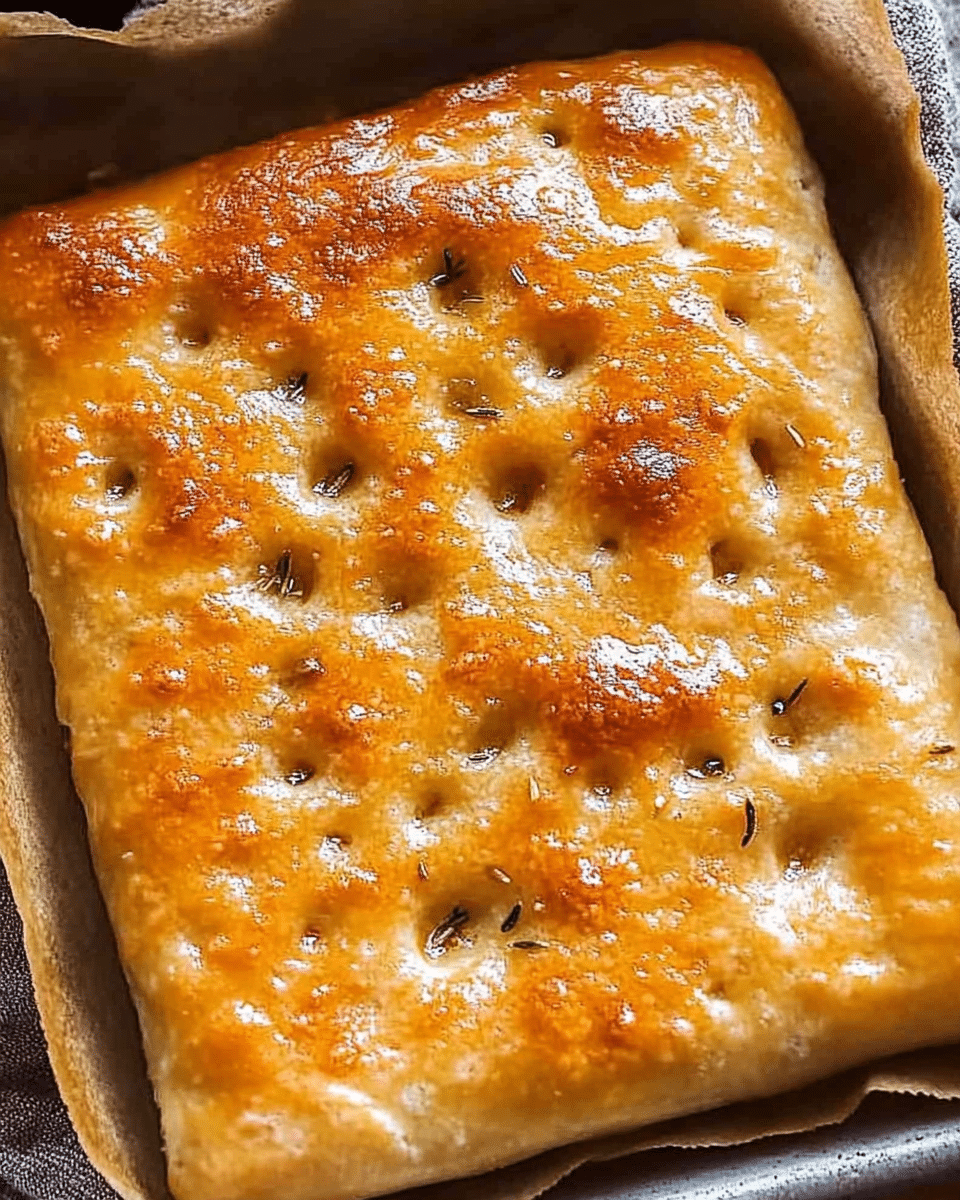 Quick and Dirty Focaccia