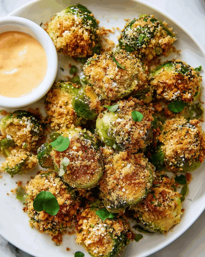 Smashed & Breaded Brussels Sprouts