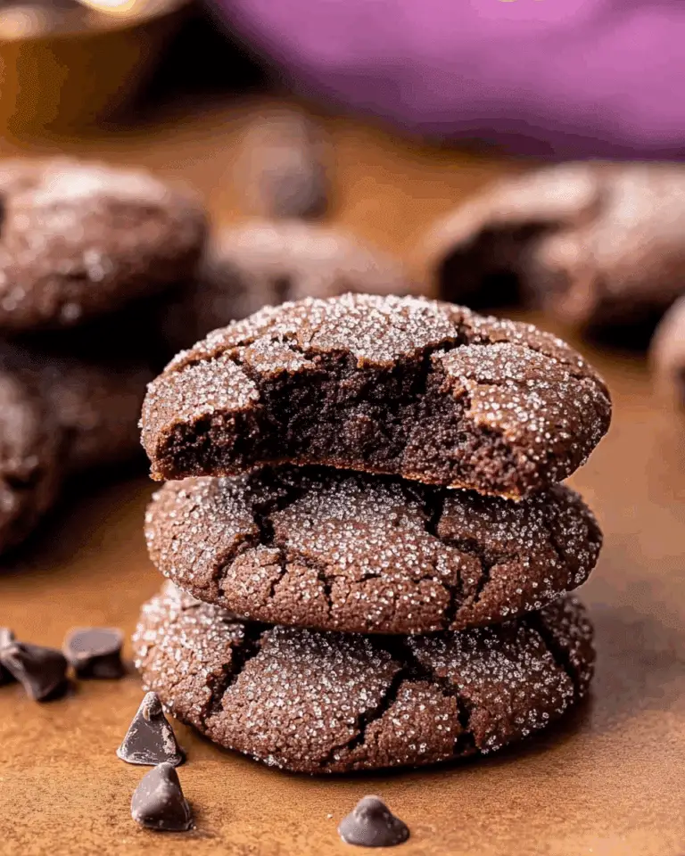 Soft Chocolate Sugar Cookies