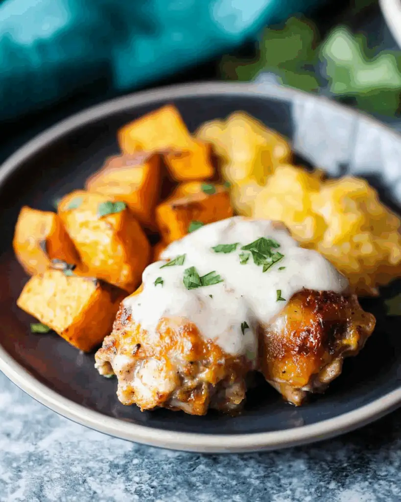 Southwestern Crockpot Chicken Thighs