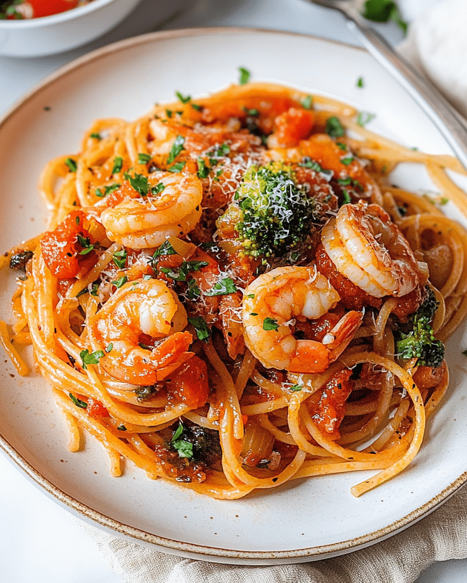 Spicy Shrimp Pasta