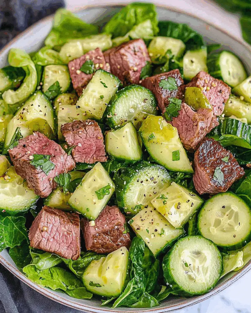 Steak and Avocado Salad Bowls