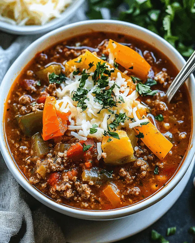 Stuffed Pepper Soup