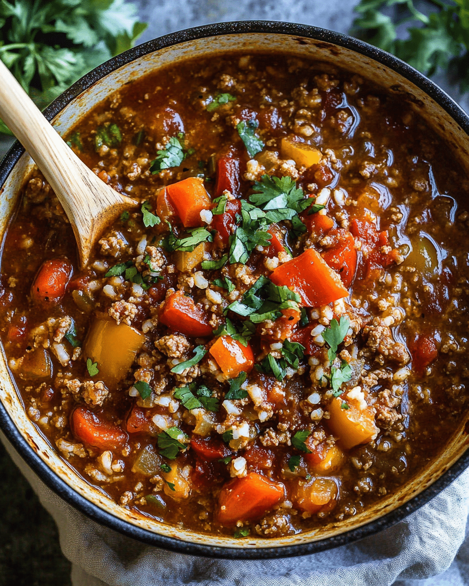 Stuffed Pepper Soup