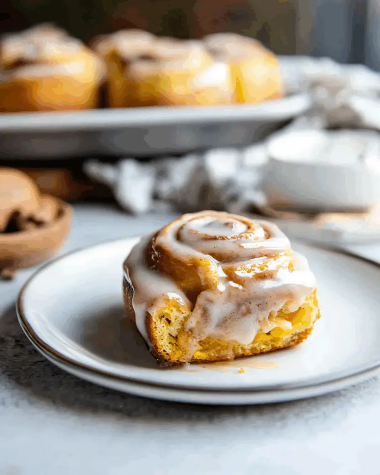 The Best Pumpkin Cinnamon Rolls