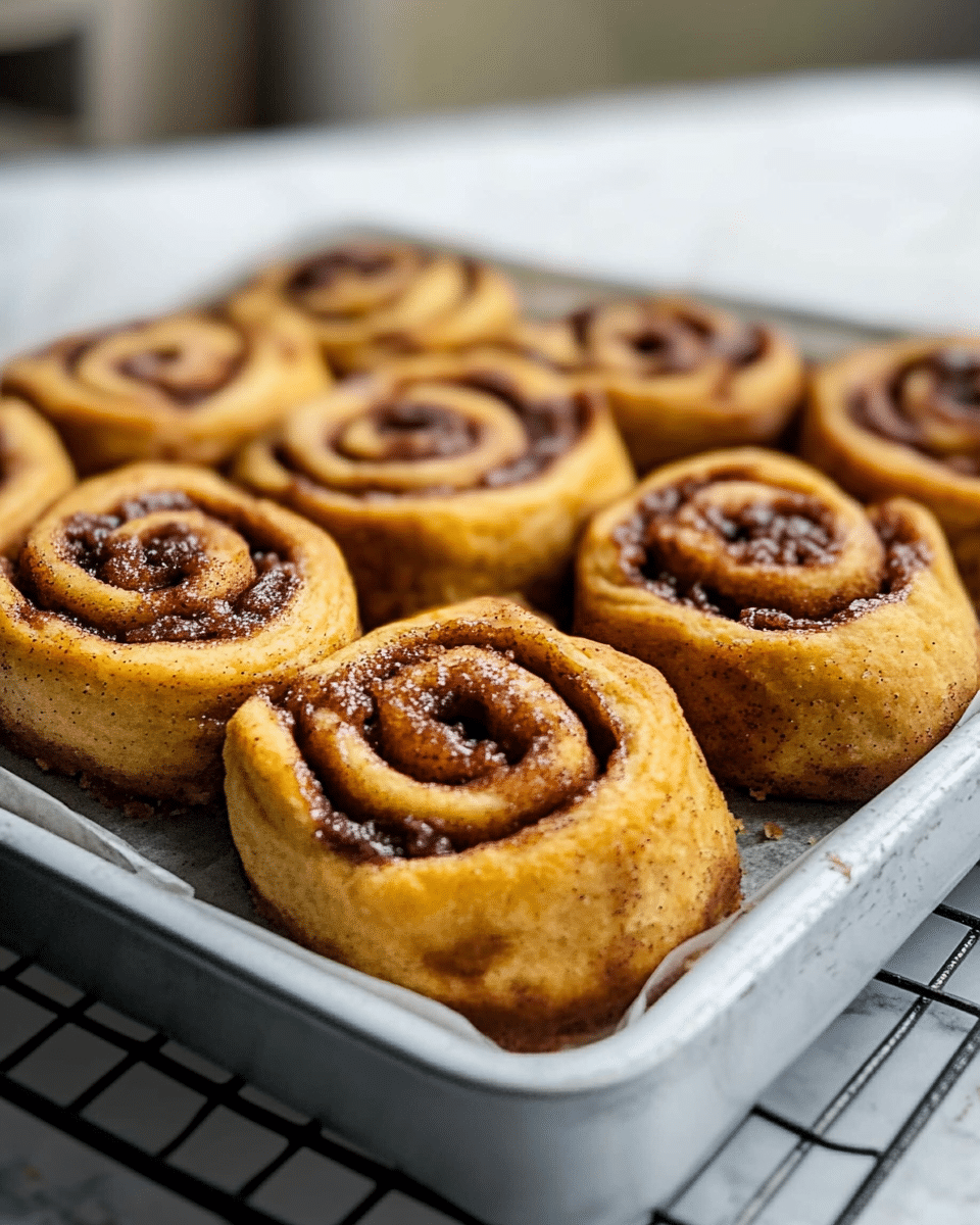 The Best Pumpkin Cinnamon Rolls