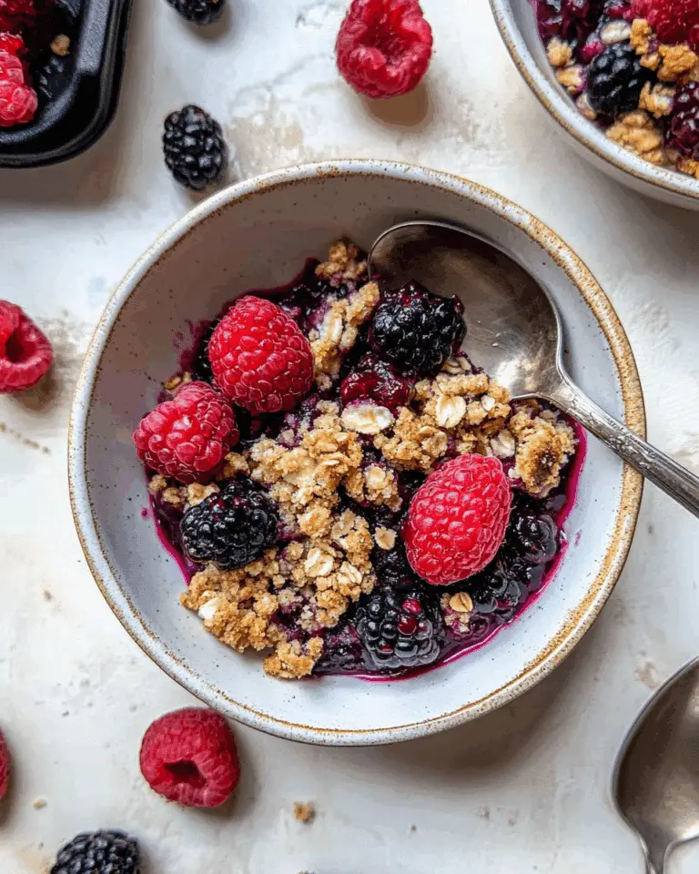 Triple Berry Crisp
