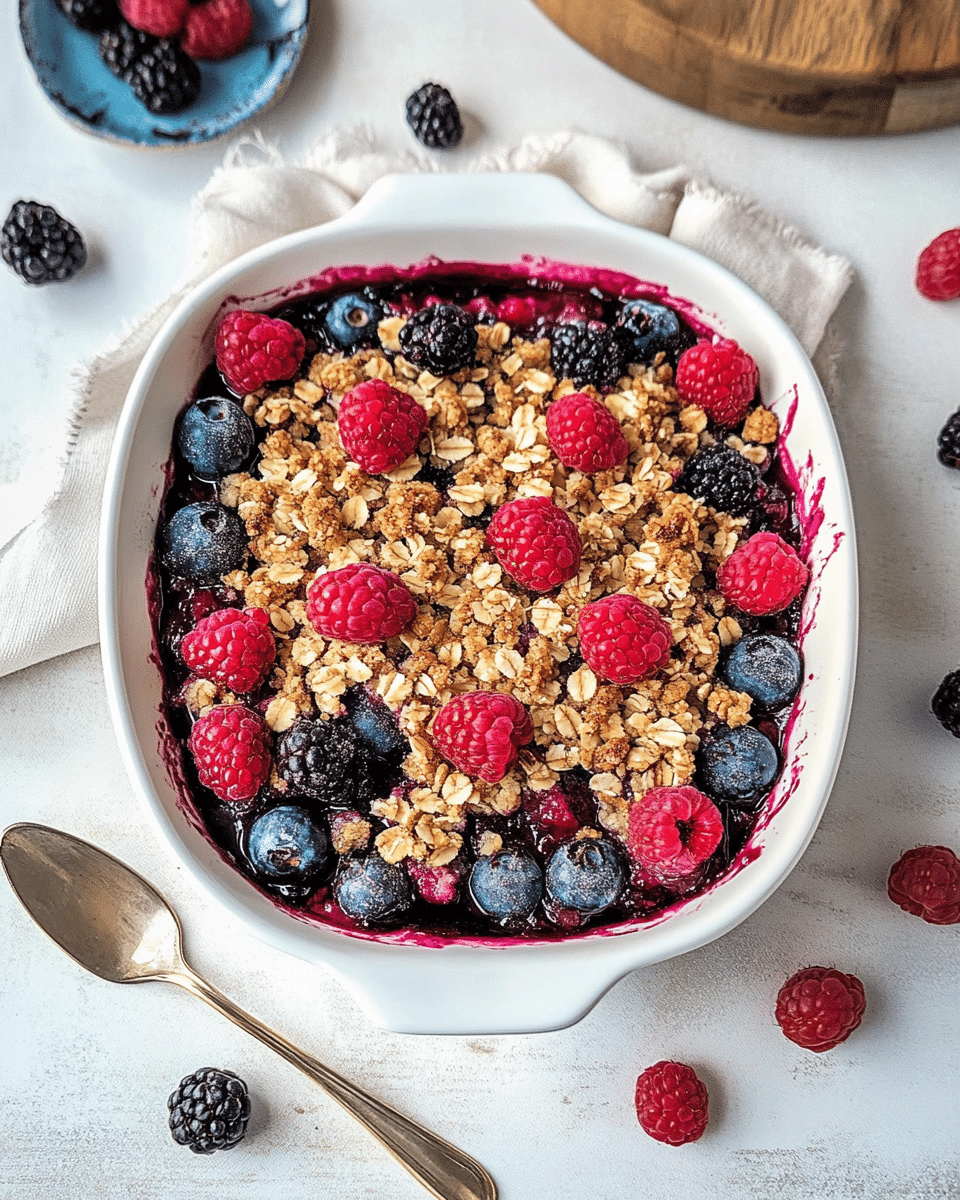Triple Berry Crisp