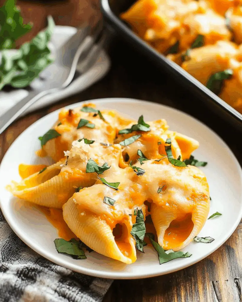 Vegan Butternut Squash Stuffed Shells