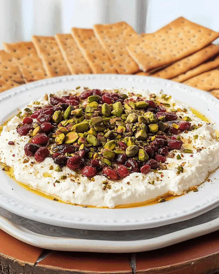 Whipped Feta Cheese with Arils and Pistachios