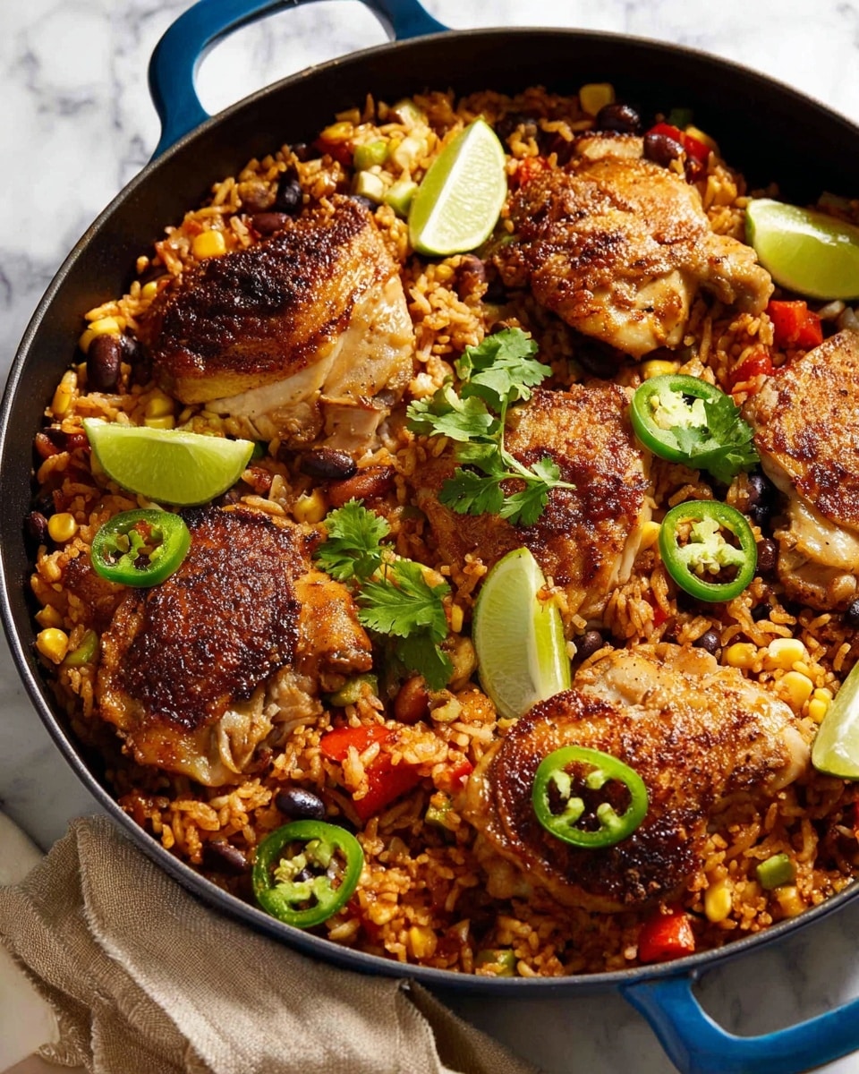 One Pot Mexican Chicken and Rice Recipe