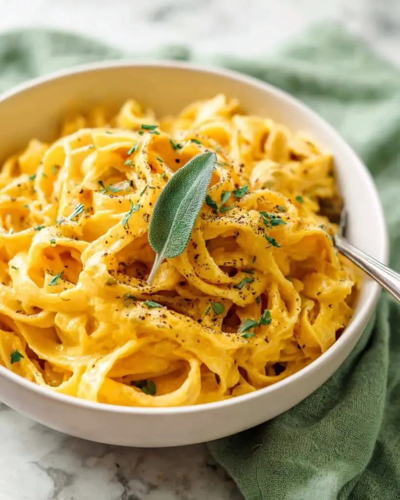 Creamy Vegan Butternut Squash Pasta Recipe