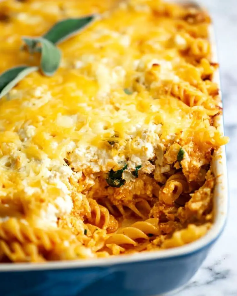 Pumpkin Pasta Bake with Almond Ricotta Recipe