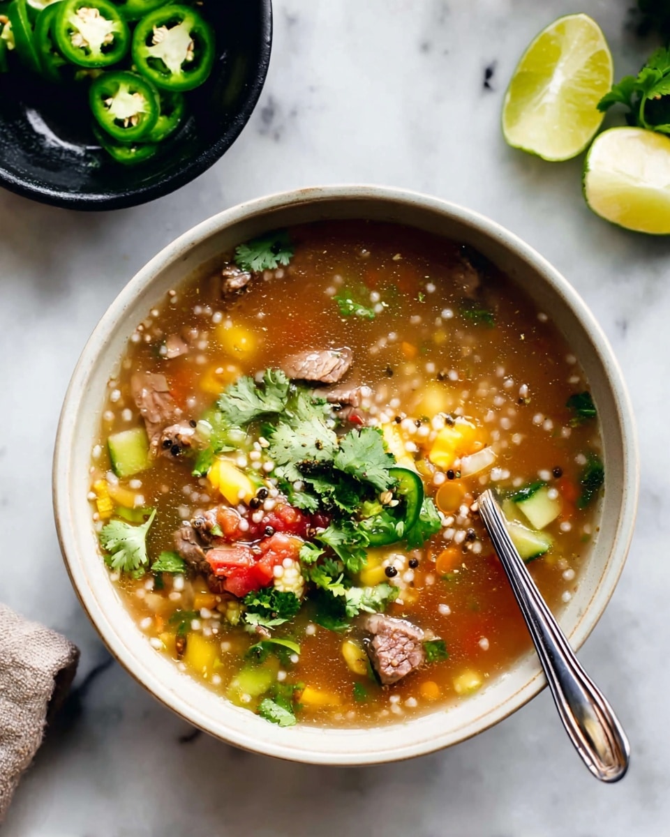 Fajita Steak Soup Recipe