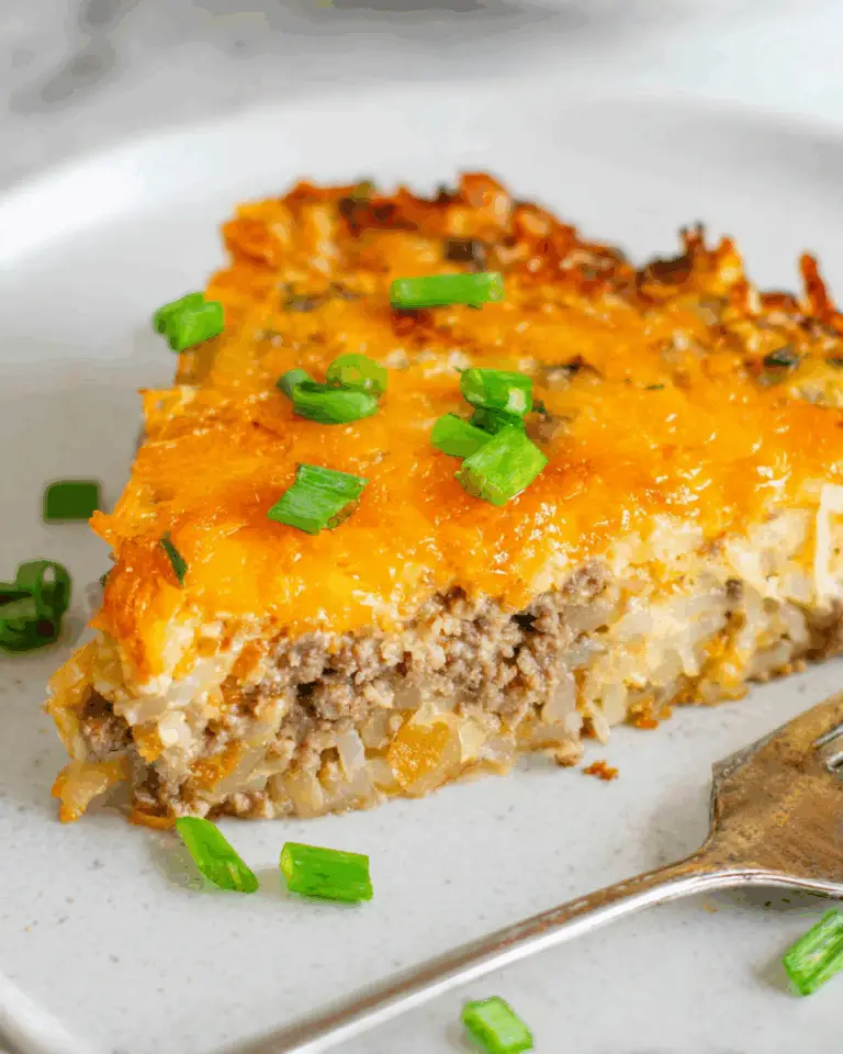 Cheesy Ground Beef Hash Brown Casserole Recipe