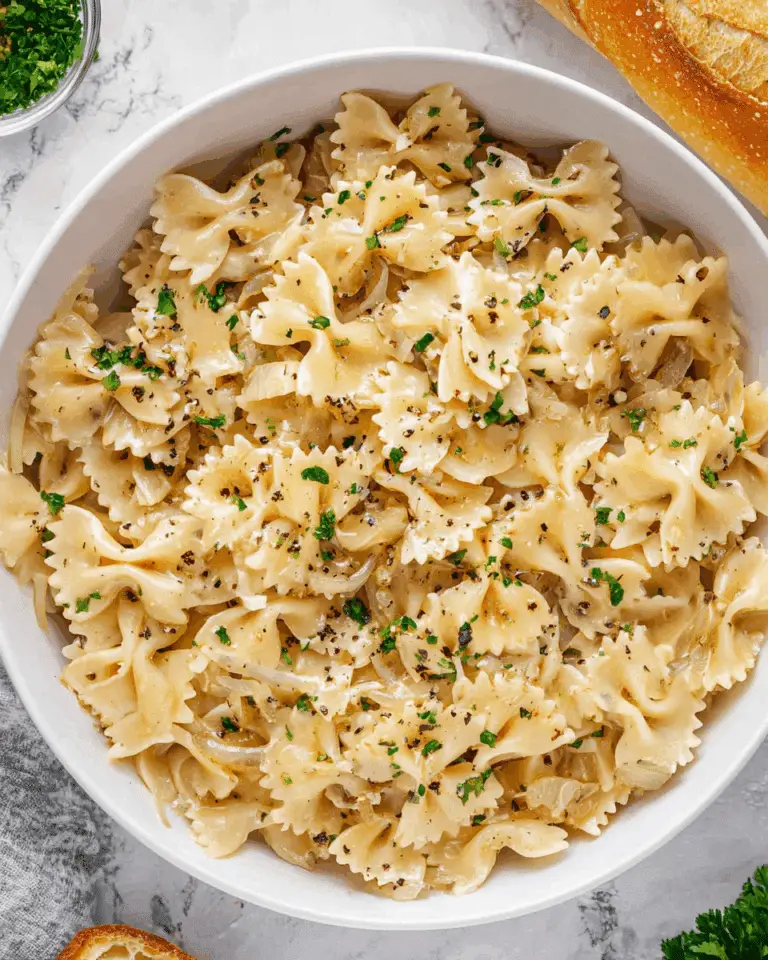 Caramelized Onion Pasta Recipe