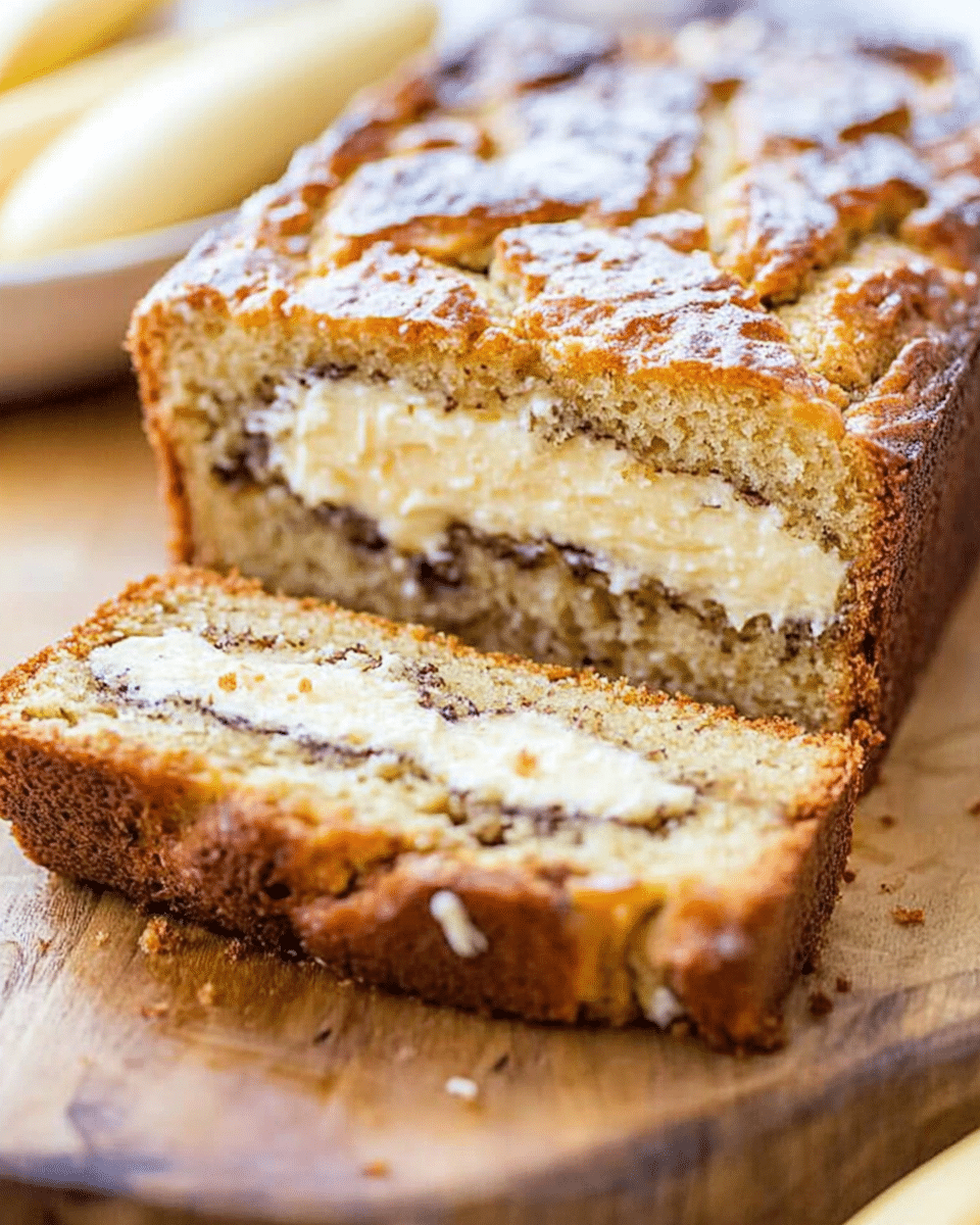 The image shows a close-up of a piece of layered cake on a wooden board with a white marbled background. The cake has three visible layers: the bottom layer is a light brown, nutty-textured cake, the middle layer is a thick, creamy white cheesecake layer, and the top layer is a darker brown, slightly glossy cake with small bits visible inside and a shiny surface. The cake is cut into square pieces with clean edges, and crumbs are scattered near the piece in focus. The photo taken with an iphone --ar 4:5 --v 7