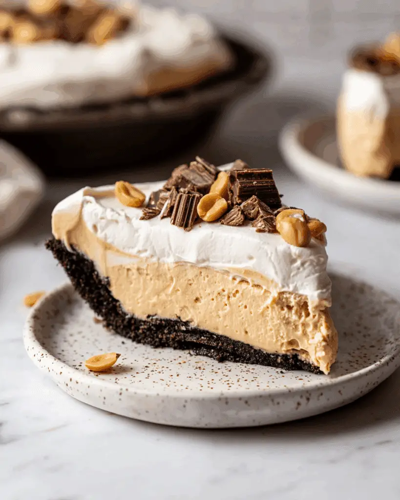 No Bake Peanut Butter Pie Recipe