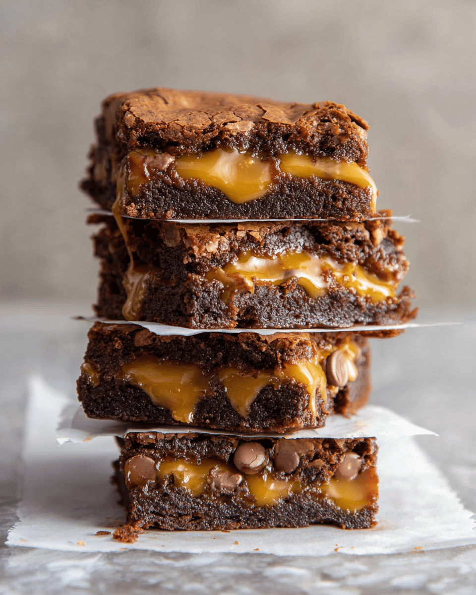 Caramel Brownies Recipe