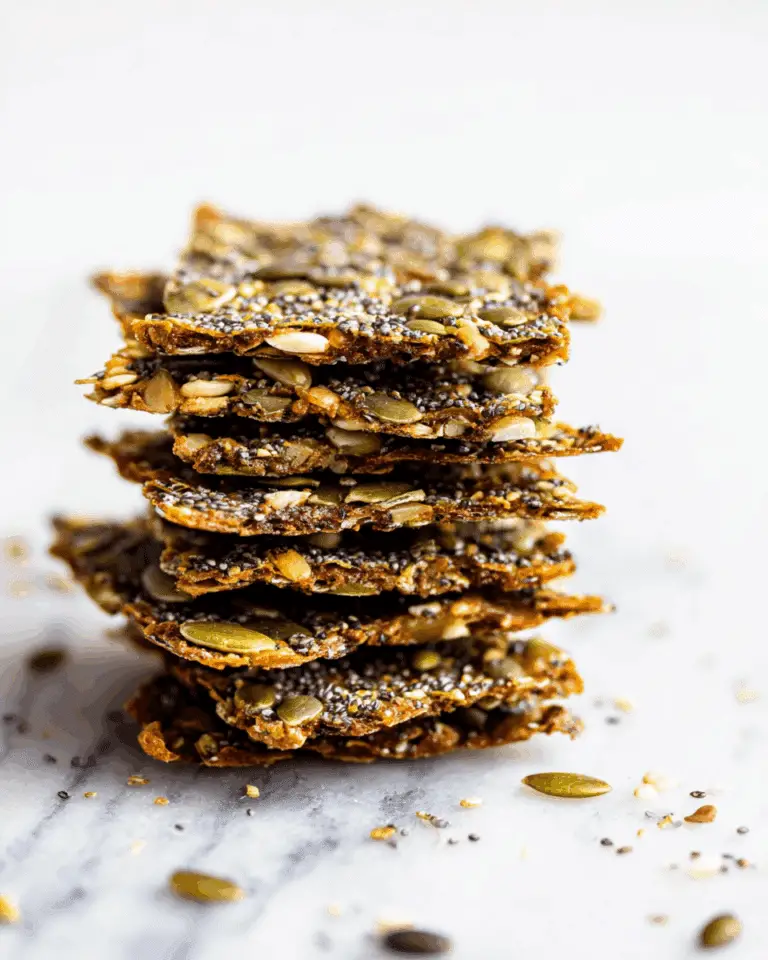 Multiseed Healthy Vegan Crackers Recipe