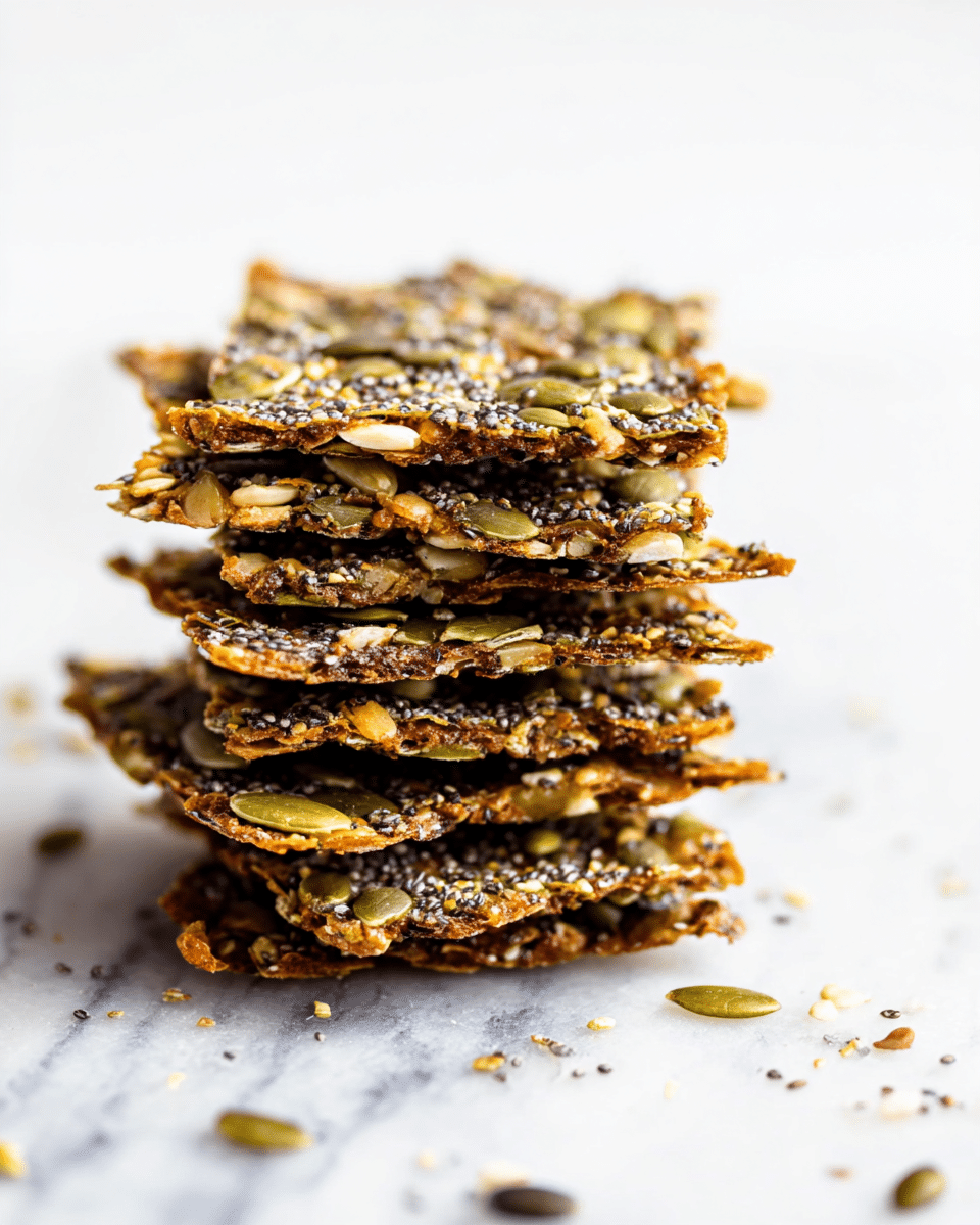 Multiseed Healthy Vegan Crackers Recipe
