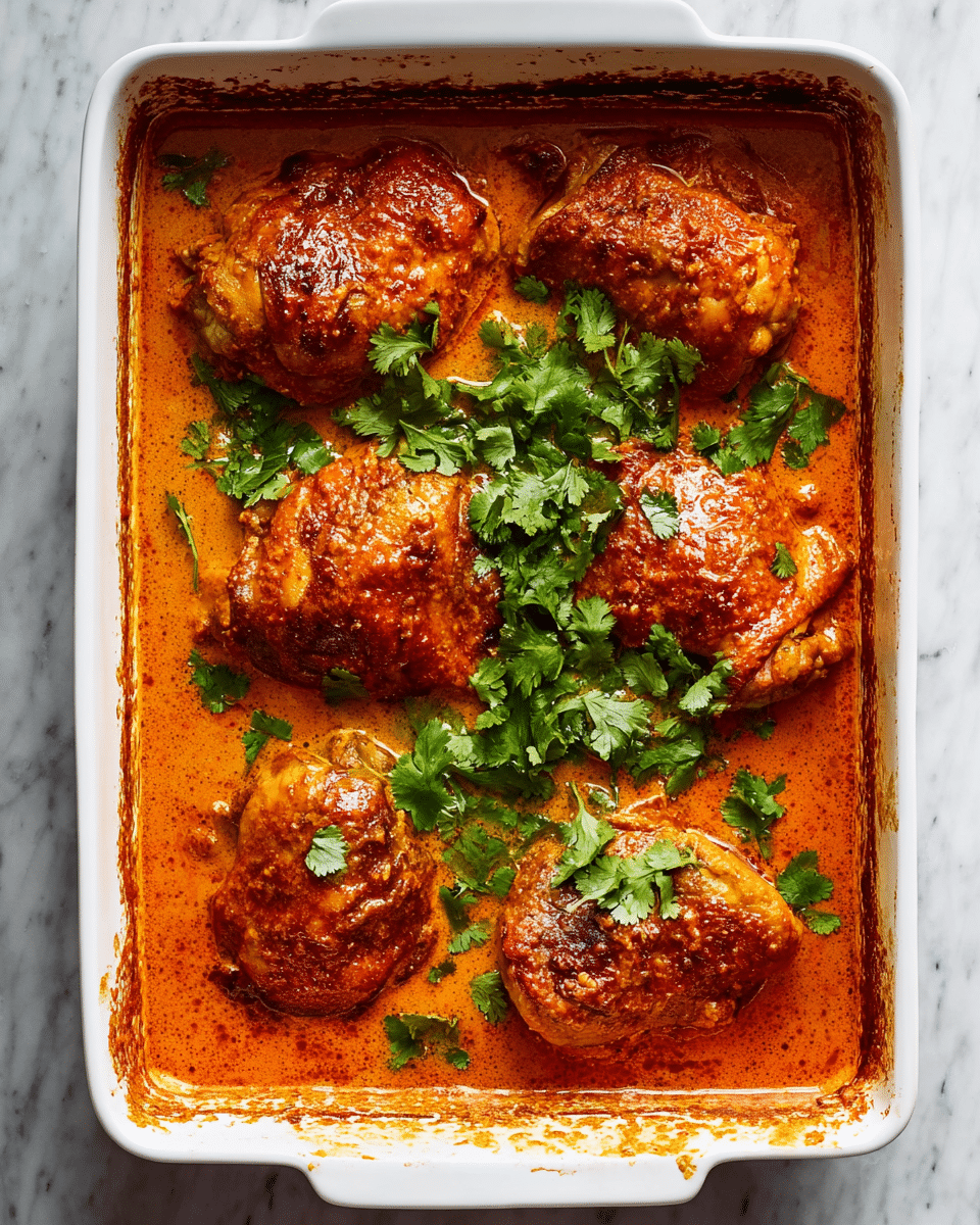One-Pan Oven-Baked Butter Chicken Recipe