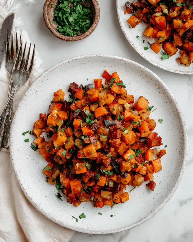 One-Pan Root Vegetable Hash Recipe
