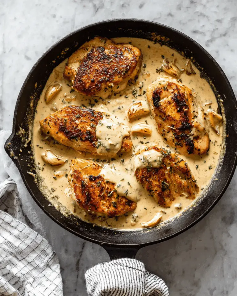 Creamy Garlic Chicken Recipe
