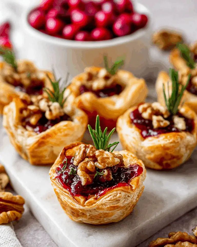 Cranberry Brie Bites Recipe