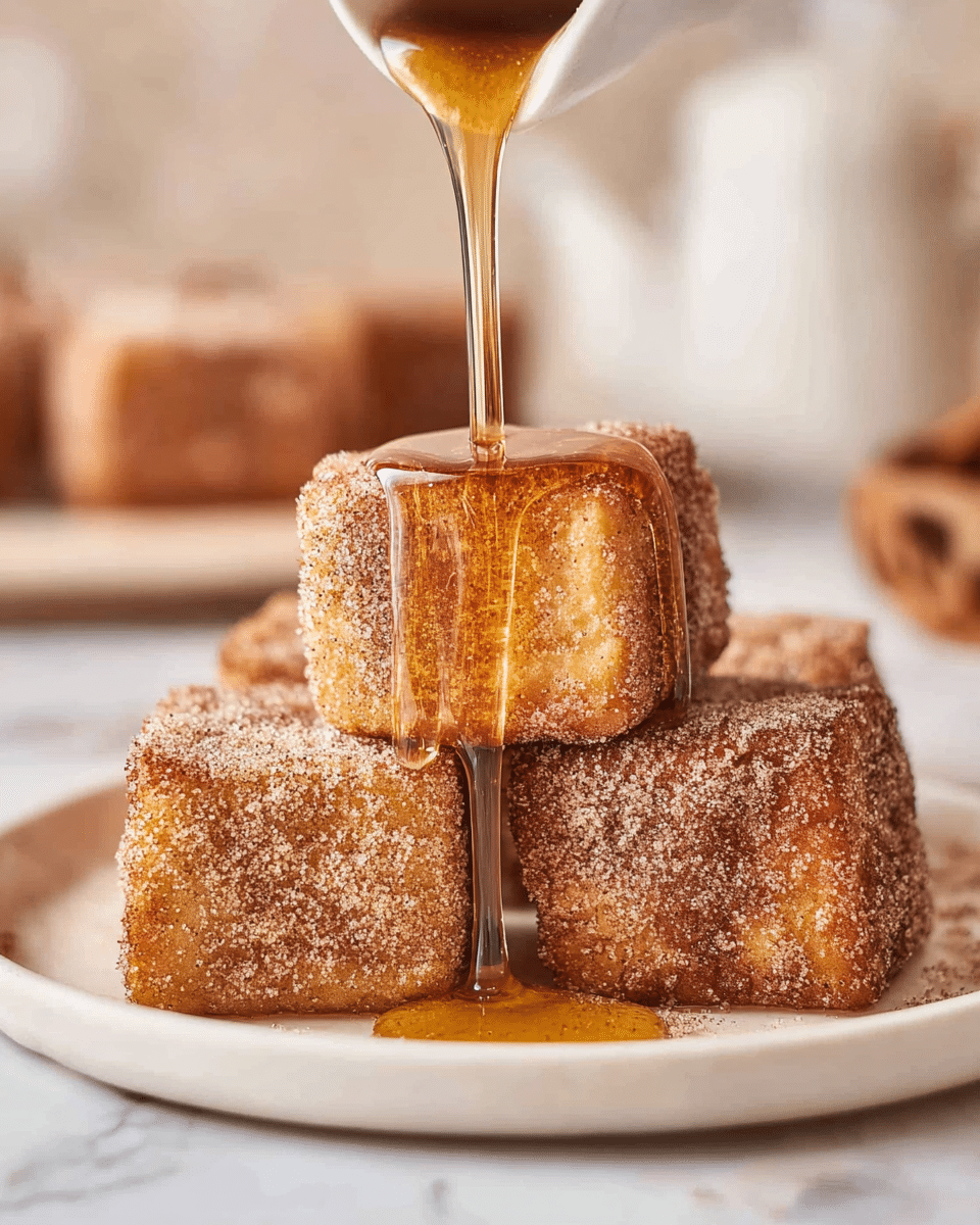 French Toast Bites with Cinnamon Sugar Coating Recipe