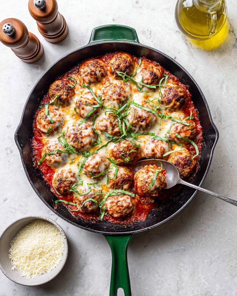 Ground Chicken Parmesan Meatballs Recipe