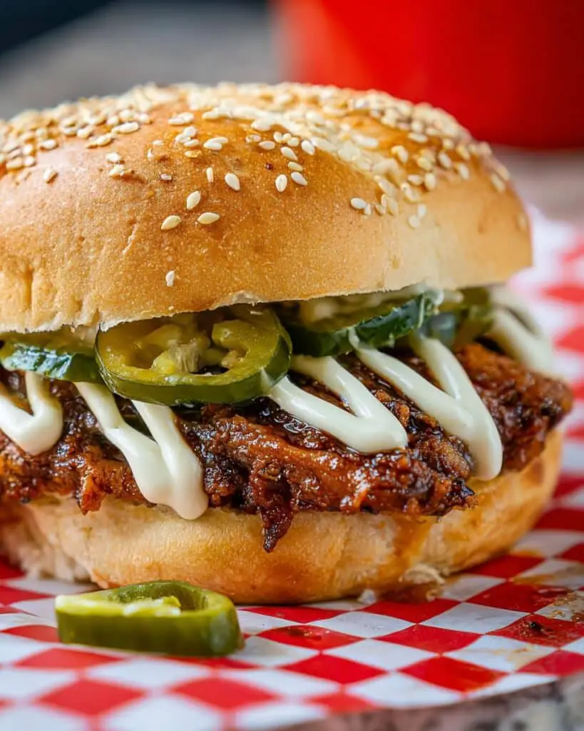 Jalapeno Honey Drenched Crispy Fried Chicken Sandwich Recipe