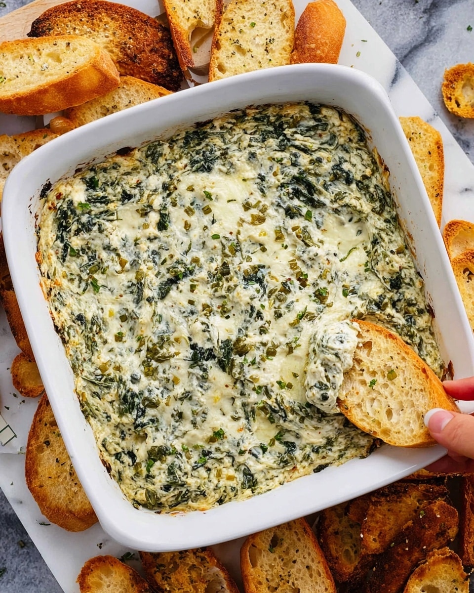 Baked Feta and Spinach Dip Recipe