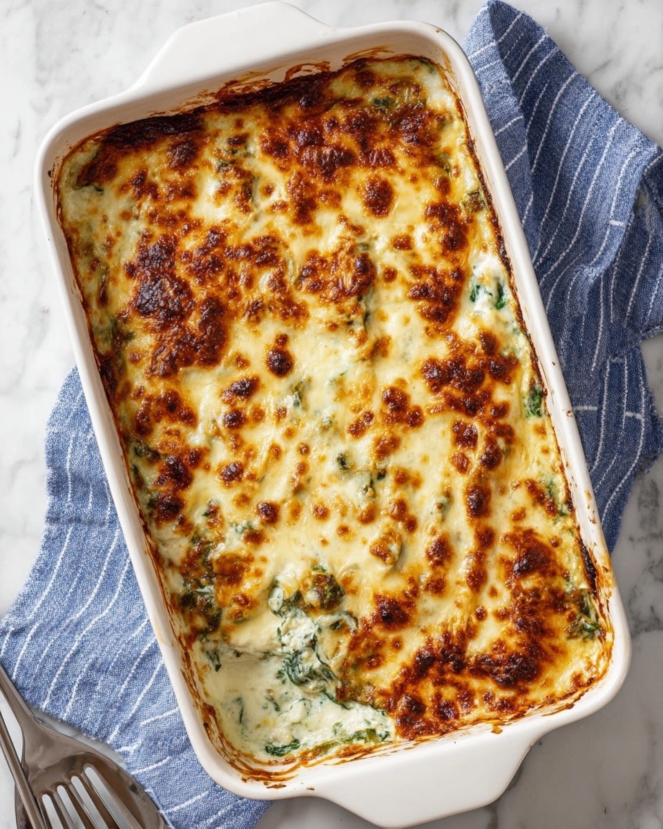 Creamy Spinach Artichoke Chicken Casserole Recipe