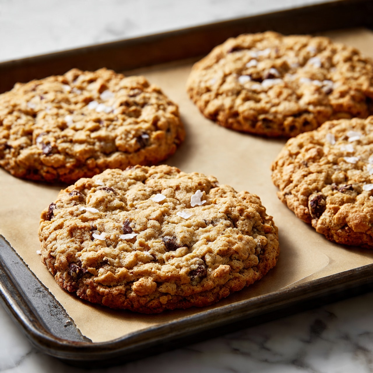 Peanut Butter Oatmeal Chocolate Chip Cookies Recipe