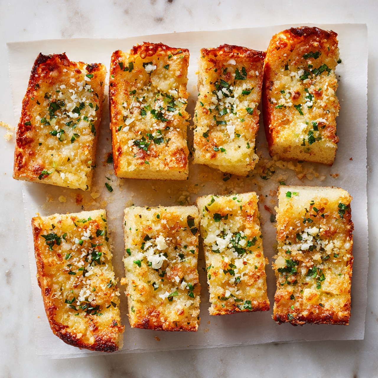 Focaccia Breadsticks with Italian Seasoning, Garlic, and Parmesan Recipe