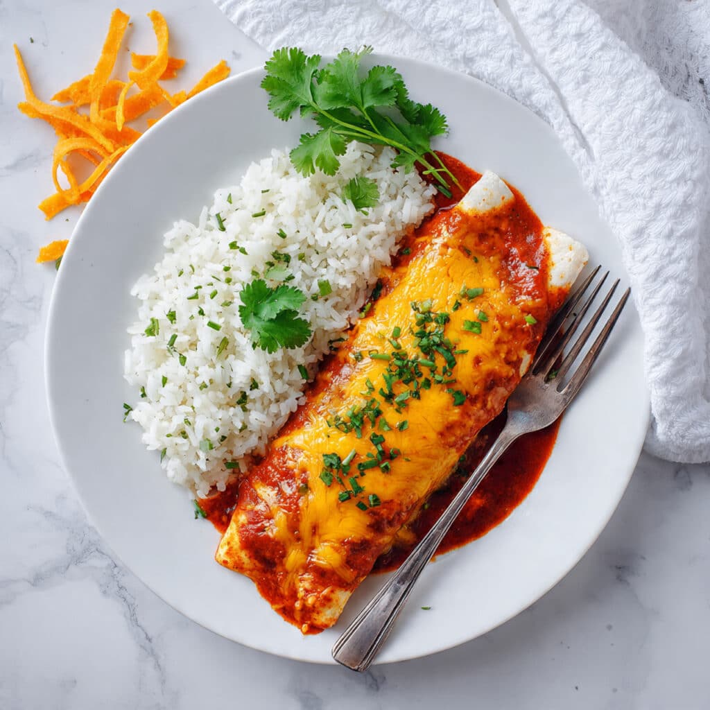 Salsa Chicken Bake with Cream Cheese, Refried Beans, and Melty Cheese Recipe