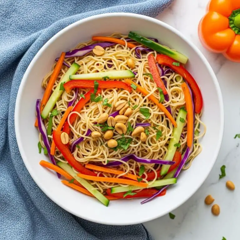 Spring Roll Salad with Spicy Ginger Dressing Recipe