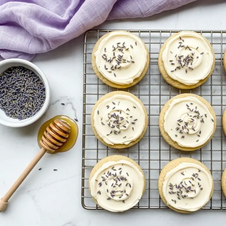 Honey Lavender Cookies with Cream Cheese Frosting Recipe