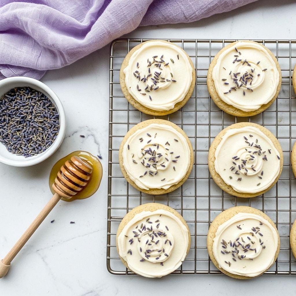Honey Lavender Cookies with Cream Cheese Frosting Recipe