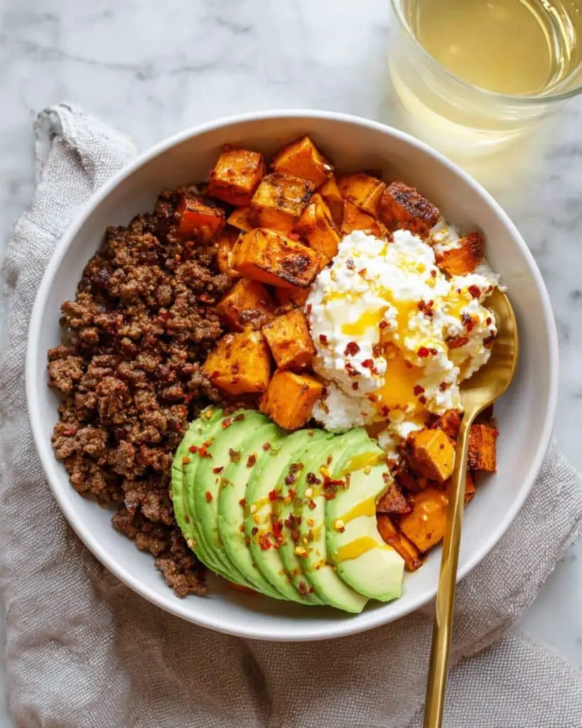 Hot Honey Ground Beef Bowls Recipe