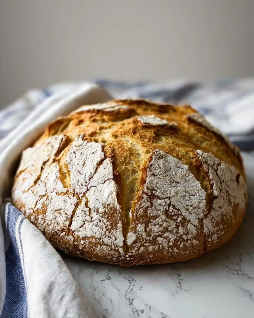 Crusty Roasted Garlic and Rosemary Bread Recipe