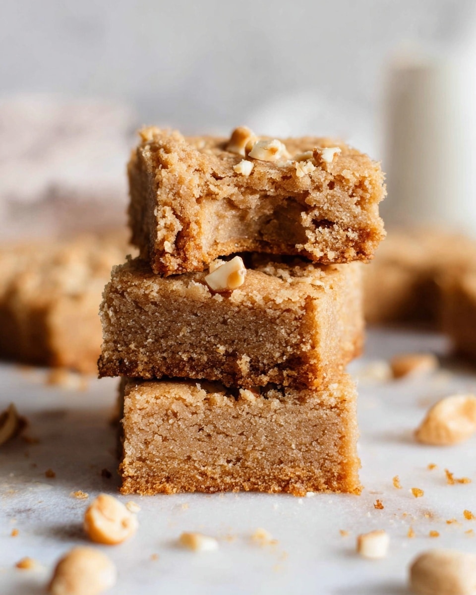 Peanut Butter Blondies Recipe