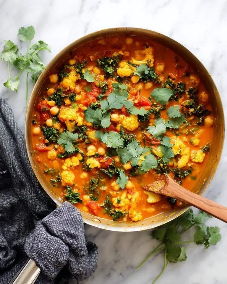Healthy One-Pot Cauliflower Curry Stew Recipe
