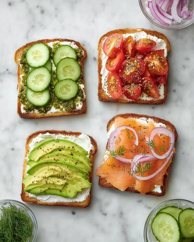 Cottage Cheese Toast – 4 Delicious Ways Recipe