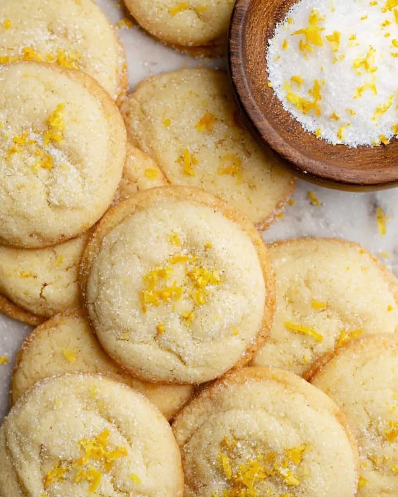 Soft & Chewy Lemon Cookies Recipe