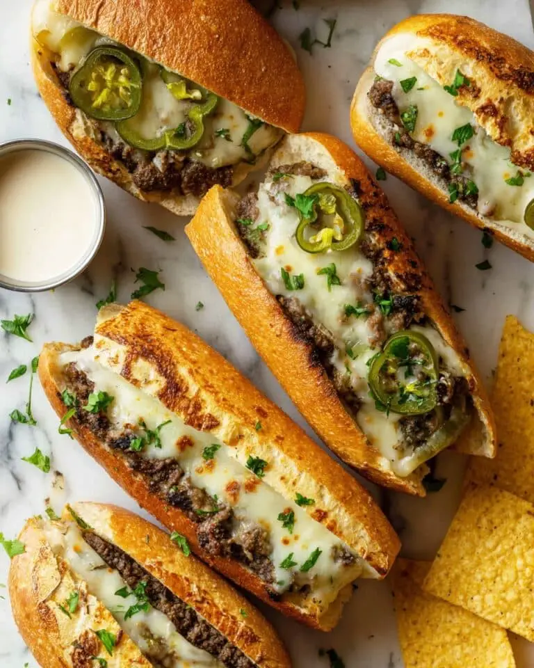 Ground Beef Philly Cheesesteak Sandwich Recipe