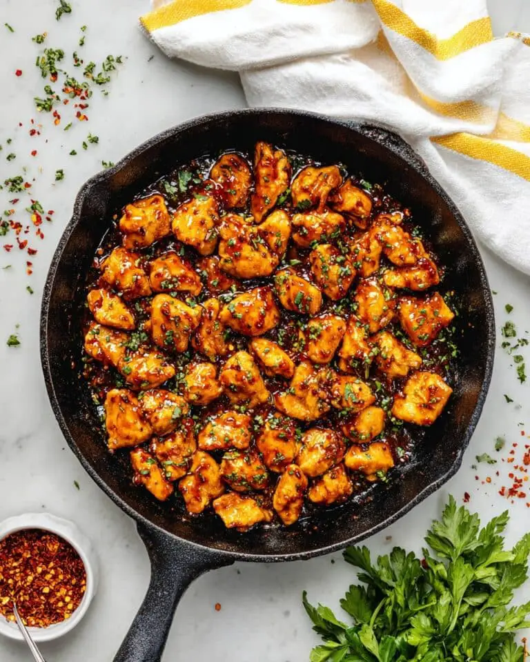 Honey Garlic Chicken Bites Recipe