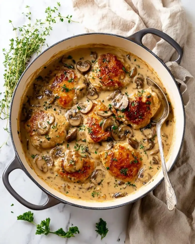 Creamy Mushroom Chicken Recipe