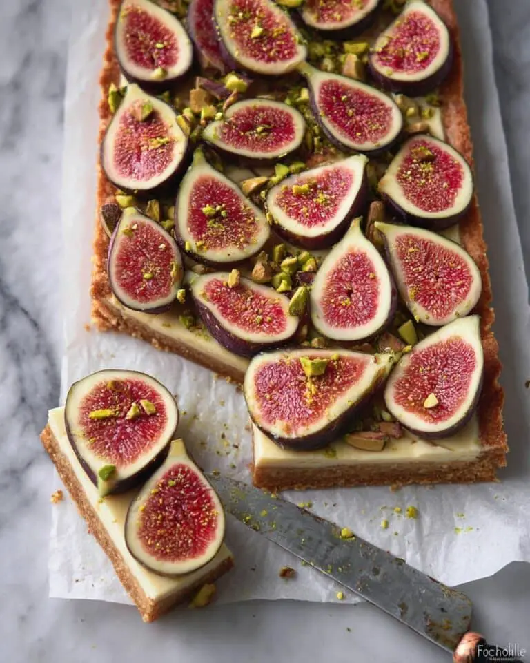 Honey Fig Cheesecake Bars Recipe